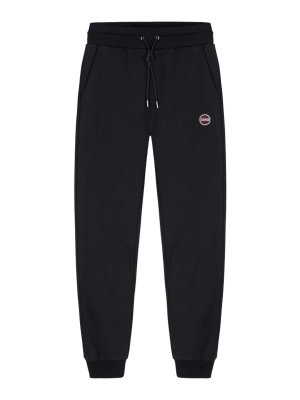 Colmar Originals: tracksuit bottoms - Black Cotton-Blend Joggers