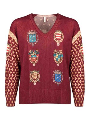 JEIS: crew necks - Crest Print Jumper
