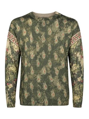 JEIS: maglia collo rotondo - Maglione verde Greenwood