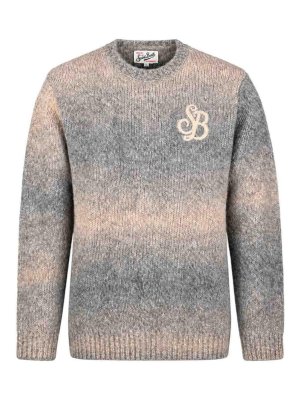 MC2 SAINT BARTH: crew necks - Multicolour Dusk Shade Jumper