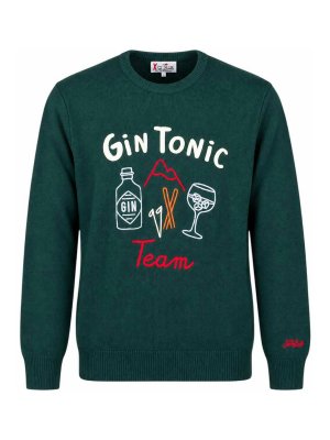 MC2 SAINT BARTH: crew necks - Multicolour Heron Gin Tonic Jumper