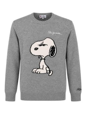 MC2 SAINT BARTH: crew necks - Multicolour Heron Snoopy Jumper
