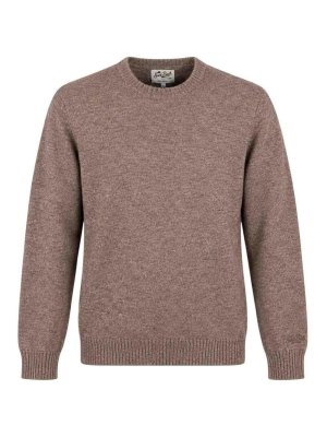 MC2 SAINT BARTH: crew necks - Brown Regent Alpaca Jumper