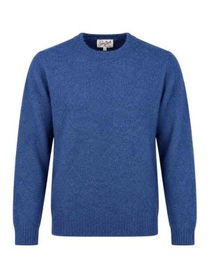 MC2 SAINT BARTH: crew necks - Blue Regent Alpaca Jumper