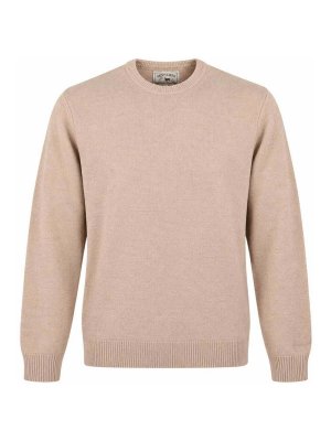 MC2 SAINT BARTH: crew necks - Beige Regent Lambswool Jumper