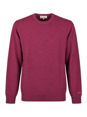 MC2 SAINT BARTH: Strickpullover mit Rundhalsausschnitt - Rundhalspullover - Lila