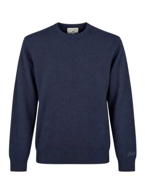 MC2 SAINT BARTH: crew necks - Blue Regent Lambswool Jumper