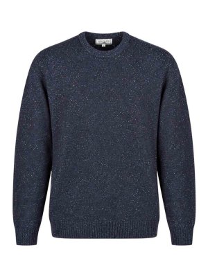 MC2 SAINT BARTH: crew necks - Blue Regent Donegal Jumper