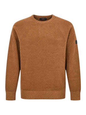 PEUTEREY: crew necks - Brown Sironi 01 Jumper