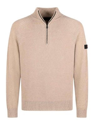 PEUTEREY: Turtlenecks & Polo necks - Crivelli Chenille Half-Zip Jumper