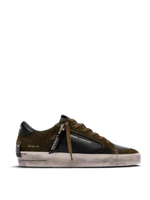 CRIME LONDON: trainers - Skate Black Timber Sneakers