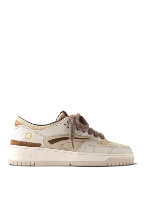 D.A.T.E.: sneakers - Sneakers beige Torneo Cocco
