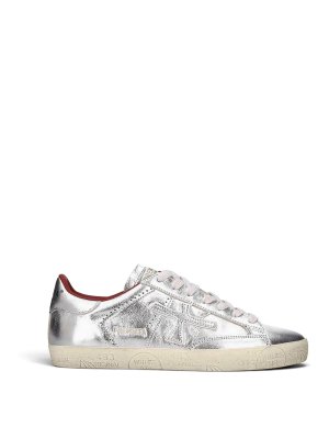PREMIATA: Chaussures de sport - Baskets - Argent