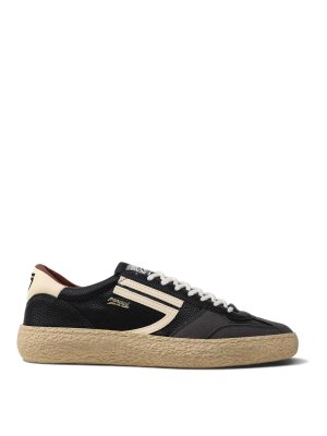 PURAAI: trainers - Black 1.01 Vintage Eclipse Sneakers