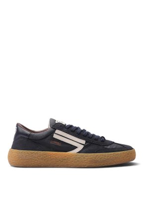 PURAAI: trainers - Blue 1.01 Vintage Vodka Sneakers