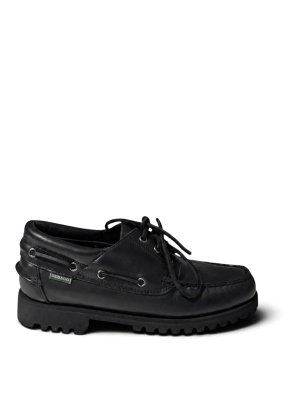 SEBAGO: Loafers & Slippers - Black Acadia Waxy Loafers