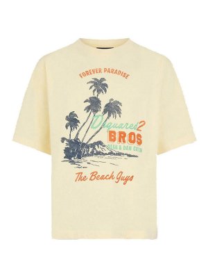 DSQUARED2: T-shirts - T-Shirt - Weiß