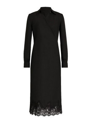 ALBERTA FERRETTI: Robe longueur genou - Robe Au Genou - Noir