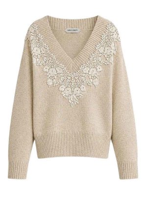 ALBERTA FERRETTI: クルーネック - クルーネック - 白