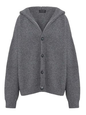 DONDUP: Cardigans - Cardigan - Grau