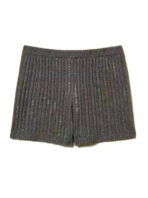 TWINSET: Hosen Shorts - Shorts - Grau