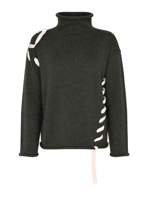 ALPHA STUDIO: Rollkragenpullover  und Polo-Ausschnitt - Rollkragenpullover - Dunkelgrün