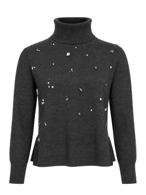 ALPHA STUDIO: Rollkragenpullover  und Polo-Ausschnitt - Rollkragenpullover - Grau