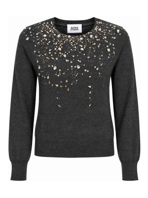 ALPHA STUDIO: crew necks - Crew Neck Sweater
