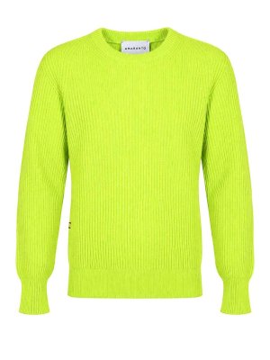 AMARANTO: crew necks - Ribbed Sweater