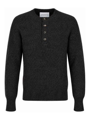 AMARANTO: Pull col rond - Pull Col Rond - Gris