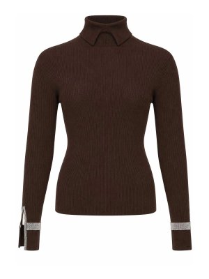 D.EXTERIOR: Rollkragenpullover  und Polo-Ausschnitt - Rollkragenpullover - Dunkelbraun