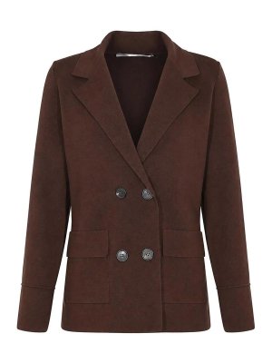 D.EXTERIOR: Vestes de costume - Blazer - Marron Foncé