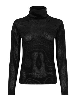 D.EXTERIOR: Col roulé & Col polo - Pull Col Roulé - Noir