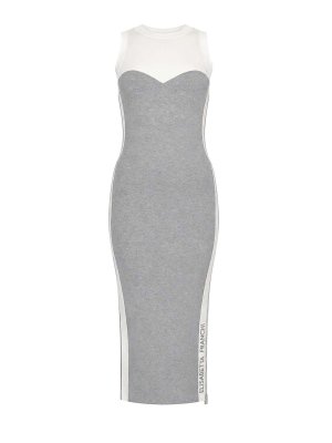 ELISABETTA FRANCHI: ニーレングスドレス - 膝丈ドレス - グレー