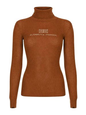 ELISABETTA FRANCHI: Col roulé & Col polo - Pull Col Roulé - Multicolore