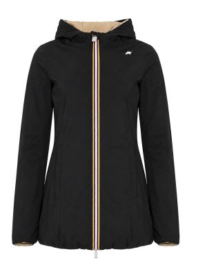 K-WAY: casual jackets - Denise Reversible Black Pure jacket