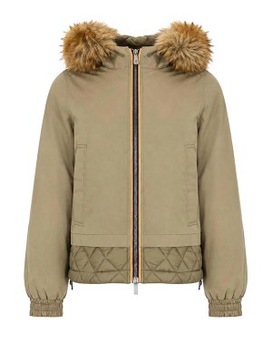 K-WAY: giacche casual - Giubbotto Parla Tosca Wax Cotton Nylon
