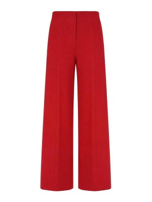LIVIANA CONTI: Pantalons casual - Pantalons Décontractés - Rouge