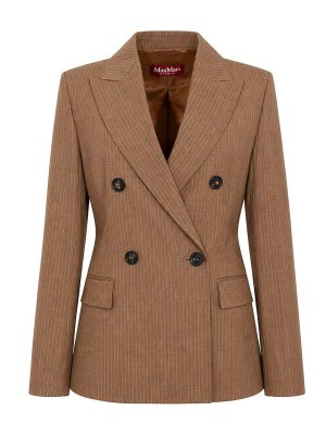 MAX MARA STUDIO: blazers - Mstumico Double-Breasted Jacket