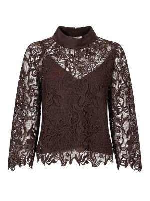 MAX MARA STUDIO: Blusen - Bluse - Dunkelbraun