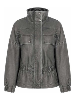 Pinko: Kurze Mäntel - Kurzer Mantel - Grau