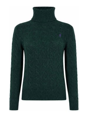 POLO RALPH LAUREN: Rollkragenpullover  und Polo-Ausschnitt - Rollkragenpullover - Grün