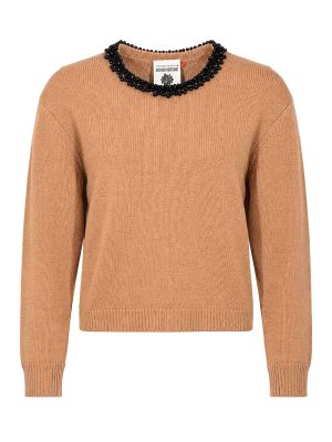 Semicouture: Pull col rond - Pull Col Rond - Camel