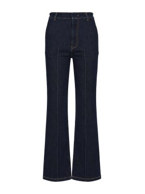 Semicouture: Jeans Rectos - Vaqueros Rectos - Marrón Topo