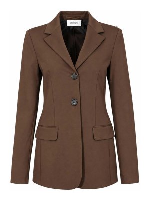 SPORTMAX: Blazer - Blazer - Marrón Oscuro