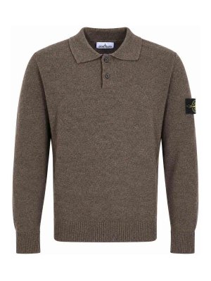 STONE ISLAND: ポロシャツ - ポロシャツ - グレー