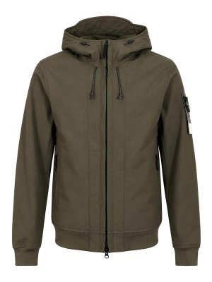 STONE ISLAND: casual jackets - Jacket Q100004 Soft Shell-R Coal Grey