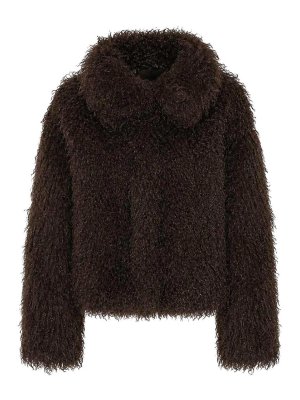 TAGLIATORE: Pelz und Shearling - Pelz - Dunkelbraun
