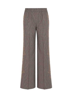 TWINSET: pantaloni casual - Pantaloni A Palazzo