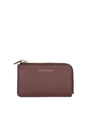 COCCINELLE: wallets & purses - Metallic Small Card Holder